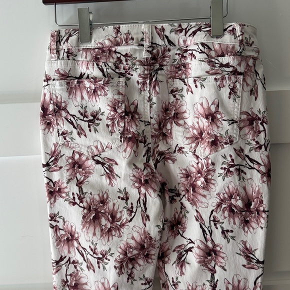Needle & Cloth Floral Print Skinny Ankle Jeans - Picture 3 of 6